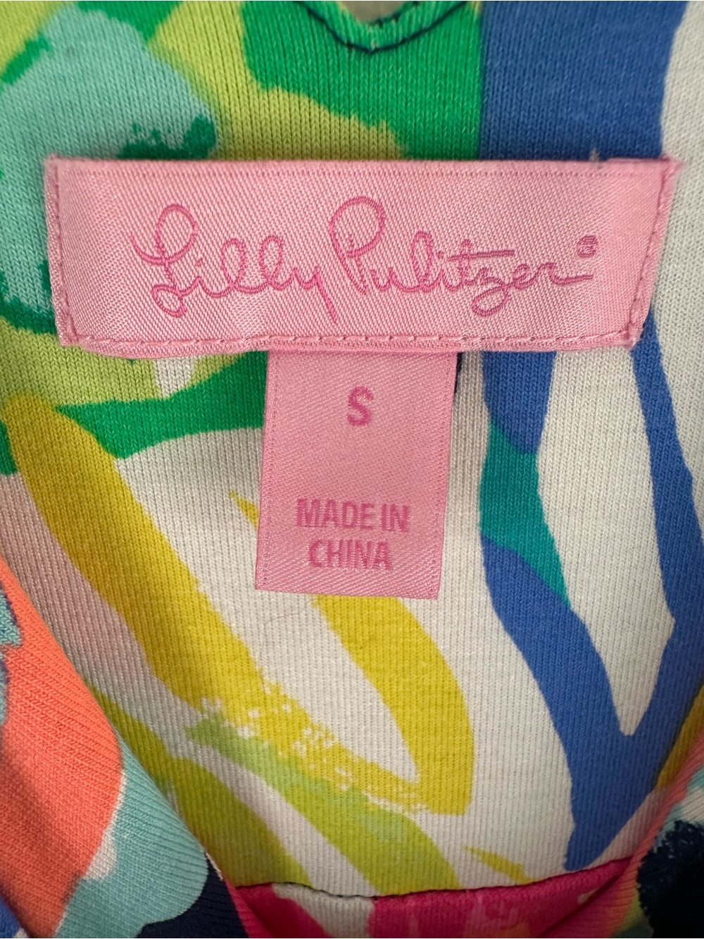 Lilly Pulitzer Long Sleeve Surplice Cinch Waist Floral Dress Small - Picture 3 of 7